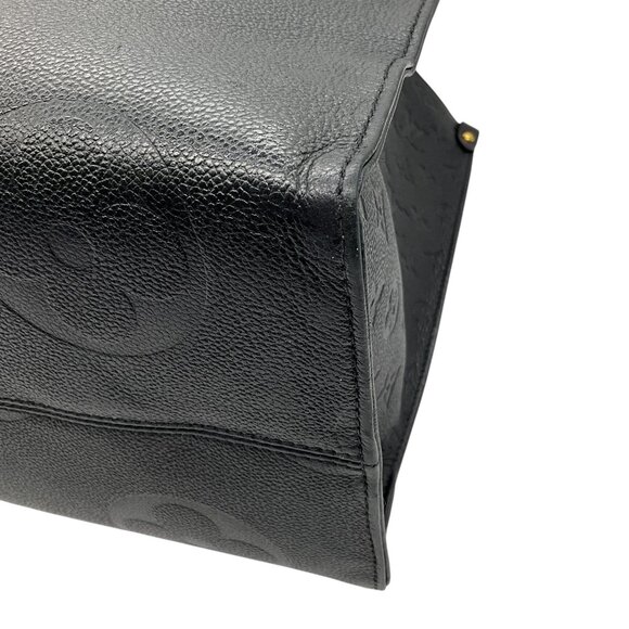 Louis Vuitton Black Monogram Empreinte Leather OnTheGo Handbag - Picture 6 of 15